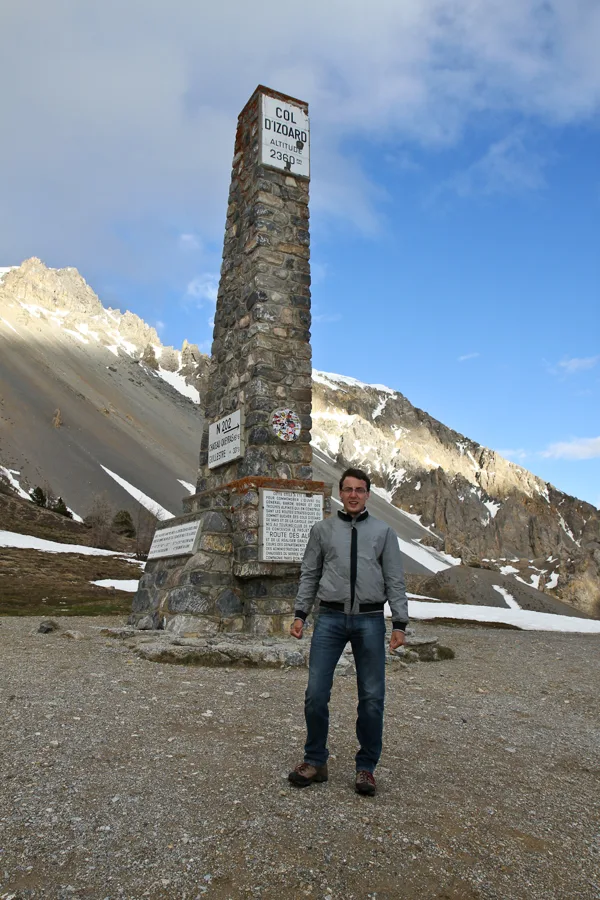 Col d'Izoard - 2361m augstajā kalnu pārejā, Francijas Alpos
