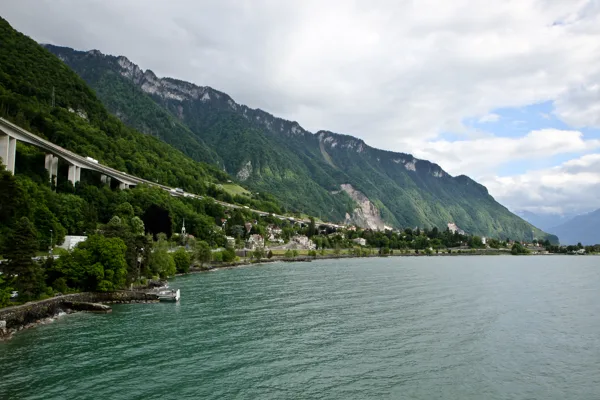 Château de Chillon, Šveice, pie Ženēvas ezera